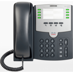 SPA501G CISCO 8-SIP 2-100 s/Trafo-PA100 PoE-af 2,5mm sin-Pantalla Telefono IP