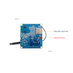 Orange Pi Zero2 Allwinner H616 64-bit Quad-core Cortex-A53 CPU